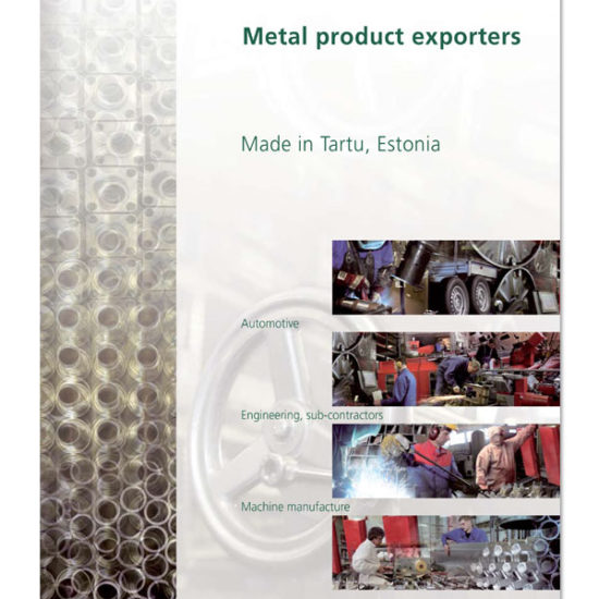 Tartu Region Metalproduct exporters cover design