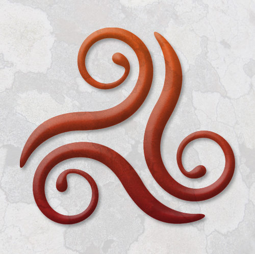 Karum-Creevagh triskele symbol design